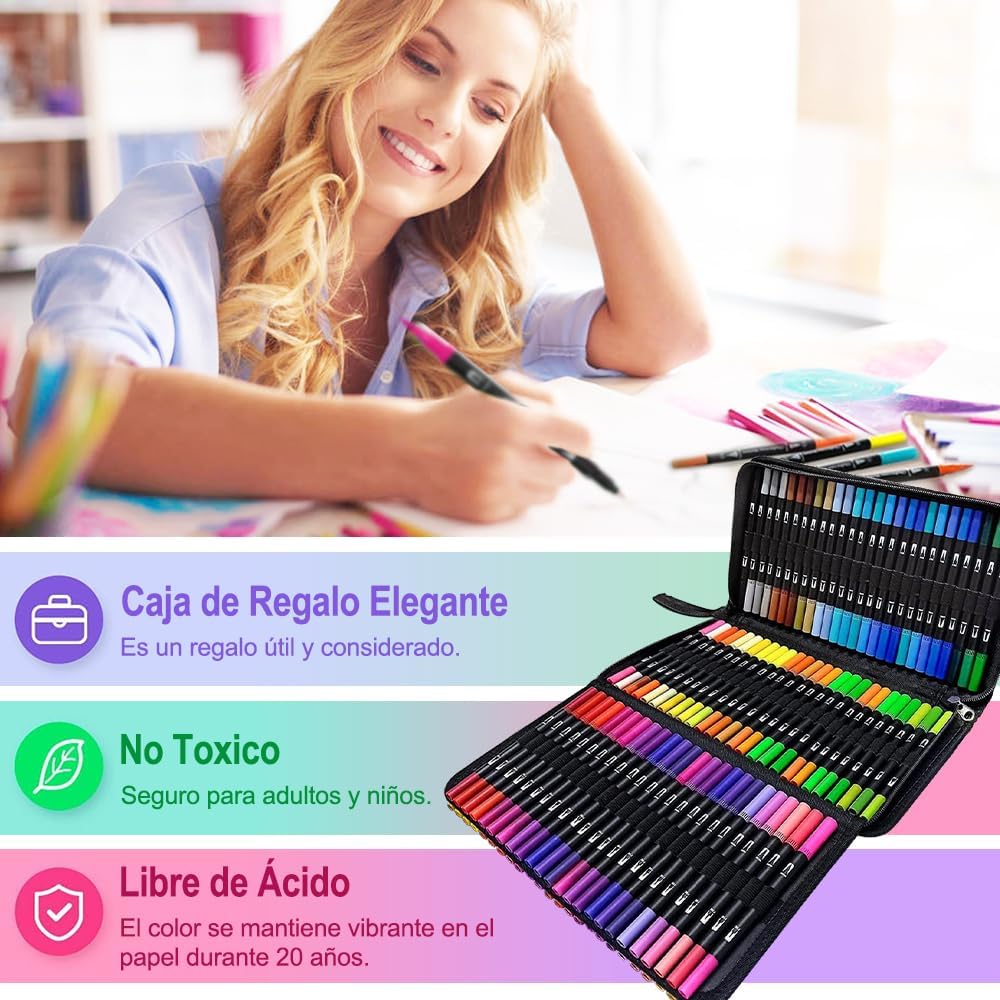 Dual Art Marker - 100 colores!