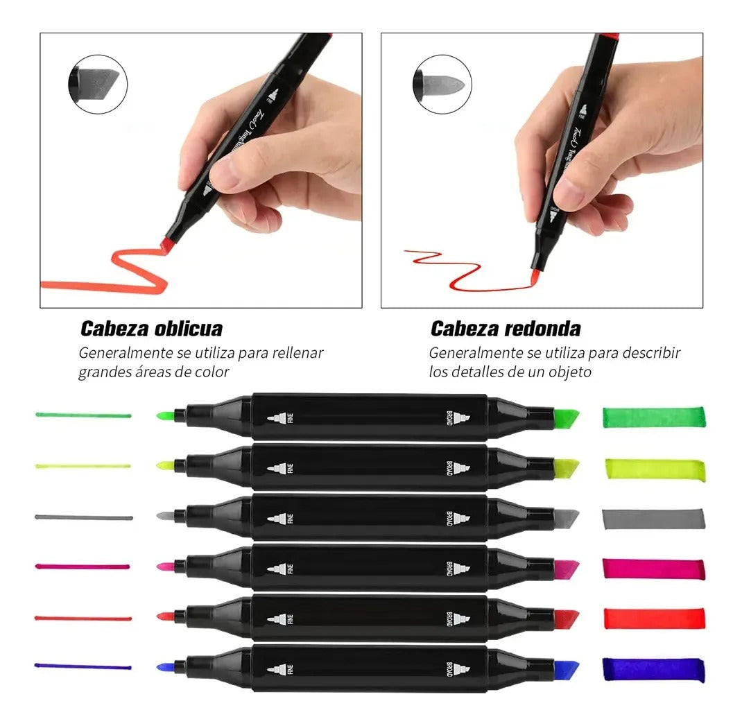 Marcadores Touch - 60 colores!
