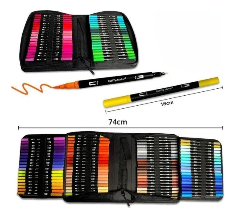 Dual Art Marker - 100 colores!
